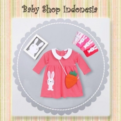 large dress anak murah dress kaos bunny carrots A1